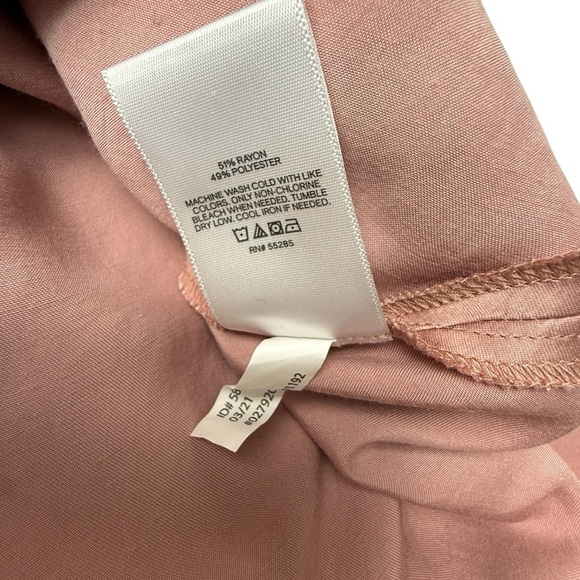 Express Maxi Slip Dress M Light Pink Cowl 2 Slit Y2K Fairy Beach Resort Vacation - Picture 2 of 9